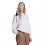adidas Originals Sweatshirts Women Premium Essentials Nylon Hybrid Femme Violet