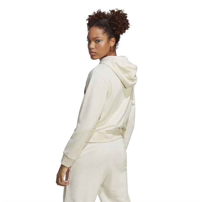 adidas Originals Damskie Women Small Logo Bluzy z kapturami Biały