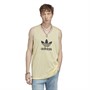 adidas Originals Heren Adicolor Classics Trefoil Basketball Singlet Geel