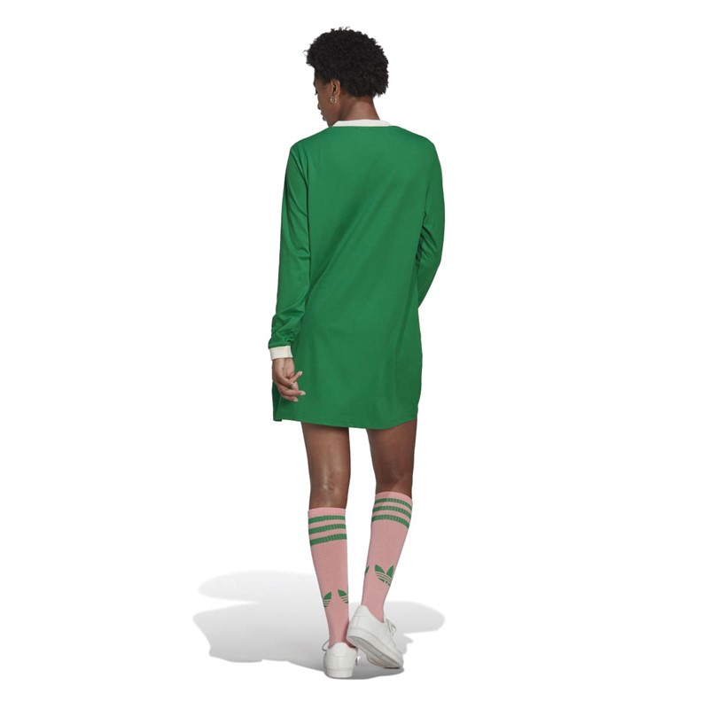 adidas Originals Damen Adicolor 70s Cali Kleider Grün