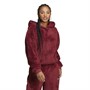 adidas Originals Damen Essentials+ Fluffy Teddy Kapuzenpullover Rot