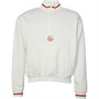 adidas Originals Herren Premium Basketball 1/4 Zip Sweatshirts Weiß