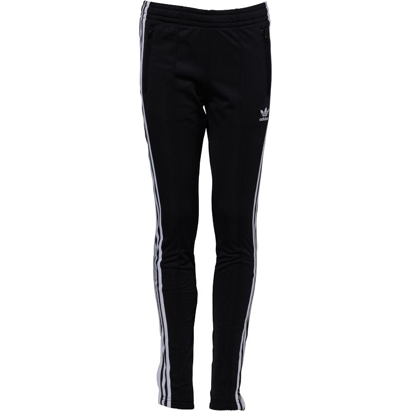 Buy adidas Originals Girls Supergirl 3 Stripe Trefoil Track Pants Black ...