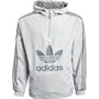 adidas Originals Mens Trefoil Logo Windbreaker Jacket Light Solar Grey