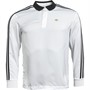 adidas Originals Womens Satin Long-Sleeve Polo White