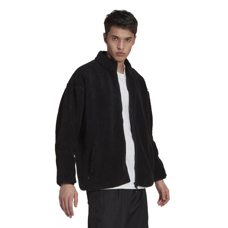 Buy adidas Originals Mens Reclaim Sherpa Jacket Black