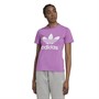 adidas Originals Womens Adicolor Classics Trefoil T-Shirt Semi Pulse Lilac