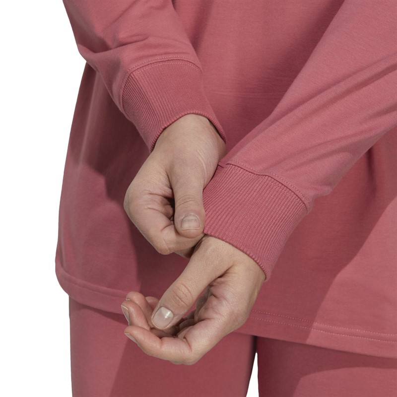 adidas Originals Womens Long Sleeve Top Pink Strata