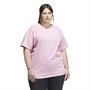 adidas Originals Womens Adicolour Essentials T-Shirt (Plus Size) True Pink
