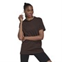 adidas Originals Womens Loose Loungewear T-Shirt Dark Brown