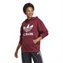 adidas Originals Womens Trefoil Hoodie Shadow Red