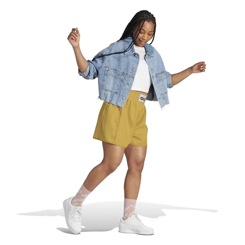 adidas Originals Womens Boxing Shorts Bold Gold