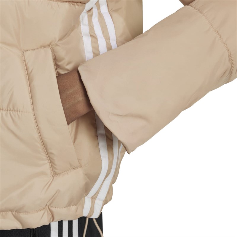 adidas Originals Womens Short Puffer Jacket Magic Beige