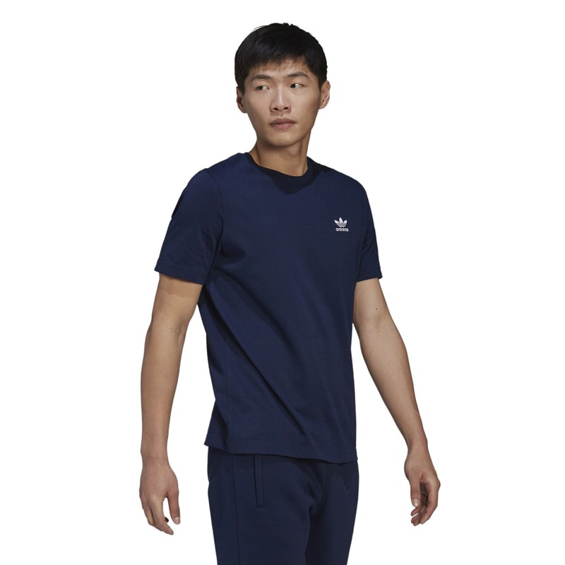 adidas Originals Mens Adicolor Essentials Trefoil T-Shirt Night Indigo