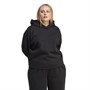 adidas Originals Womens Premium Essentials Short Hoodie (Plus Size) Black