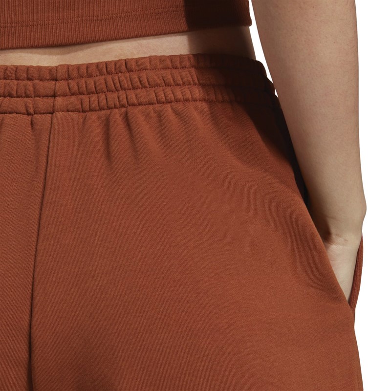 adidas Originals Womens Essentials Fleece Shorts Dust Rust