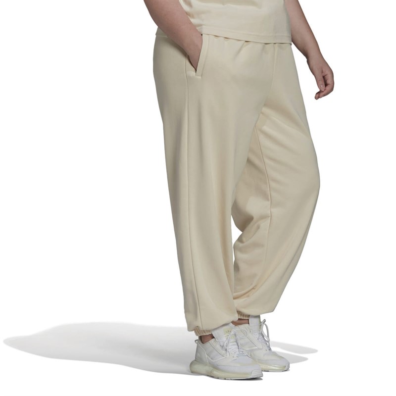 adidas Originals Womens Aerobic Plus Sweat Pants (Plus Size) Wonder White