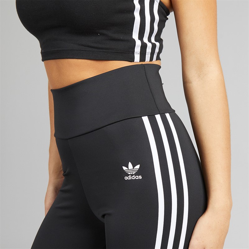 adidas Originals Womens Adicolor Classics Primeblue High-Waisted Shorts Black
