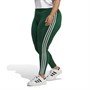 adidas Originals Womens Adicolor Classics 3-Stripes Leggings (Plus Size) Dark Green