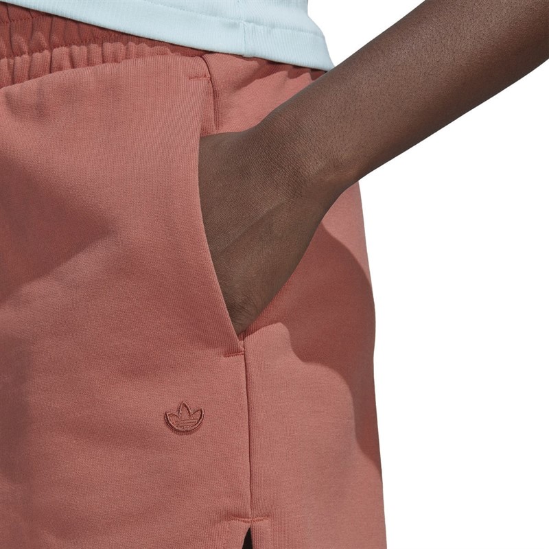 adidas Originals Womens Adicolor Contempo Fleece Shorts Magic Earth