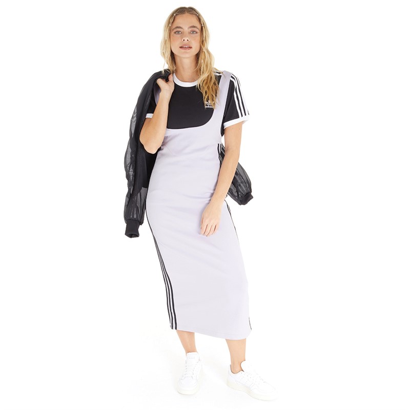 adidas Originals Womens Always Original Long Skirt Silver Dawn