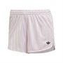 adidas Originals Womens Striped Shorts Clear Pink