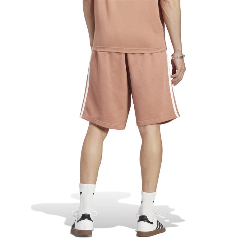 adidas Originals Mens Adicolor Classics 3-Stripes Sweat Shorts Clay Strata