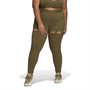 adidas Originals Womens Always Original Rib Two-In-One Leggings (Plus Size) Focus Olive