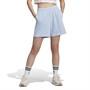 adidas Originals Womens Essentials Fleece Shorts Blue Dawn