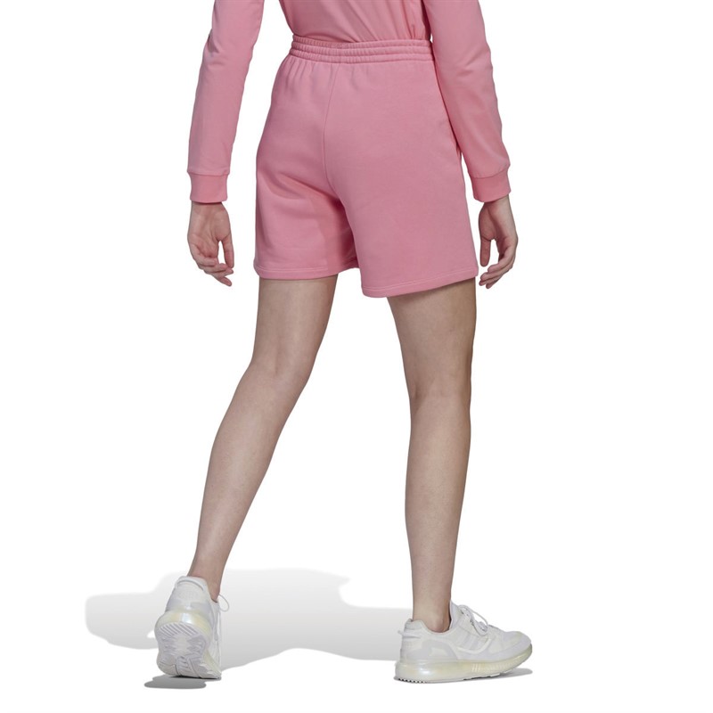 adidas Originals Womens Adicolor Essentials French Terry Shorts Bliss Pink