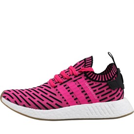 adidas Originals Heren NMD_R2 Primeknit Sneakers Fluo Roze
