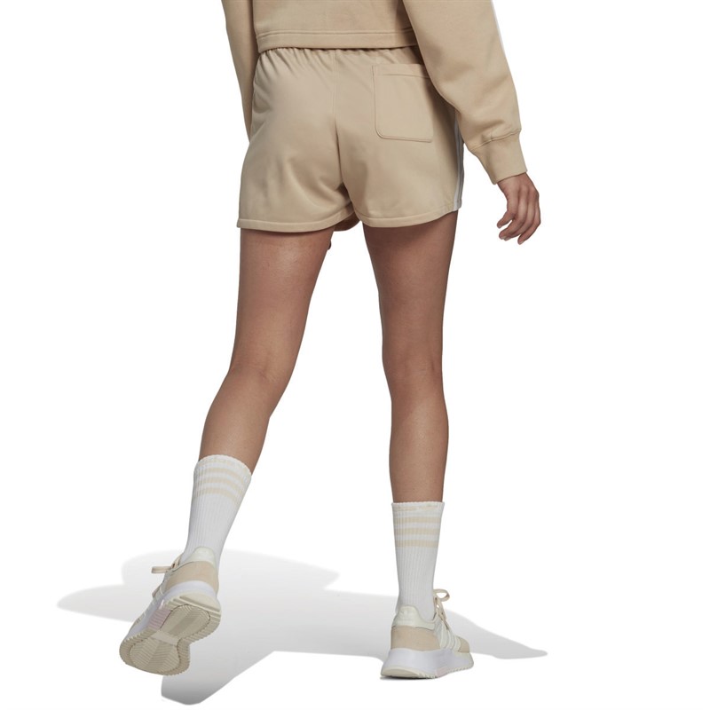 adidas Originals Womens 3-Stripes Shorts Magic Beige