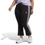 adidas Originals Womens Adicolor Classics 3-Stripes Flare Leggings (Plus Size) Black