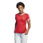 adidas Originals Womens Adicolor Classics Slim 3-Stripes T-Shirt Better Scarlet