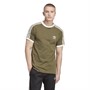 adidas Originals Mens Adicolor Classics 3-Stripes T-Shirt Olive Strata