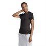adidas Originals Womens All Over Print Logo T-Shirt Black