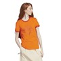 adidas Originals Womens Adventure Logo T-Shirt Craft Orange