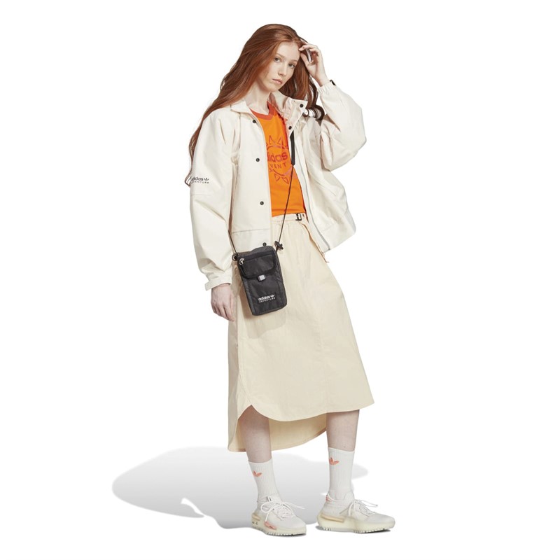 adidas Originals Womens Adventure Logo T-Shirt Craft Orange