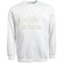 adidas Originals Mens Trefoil Multi Crewneck Sweatshirt White