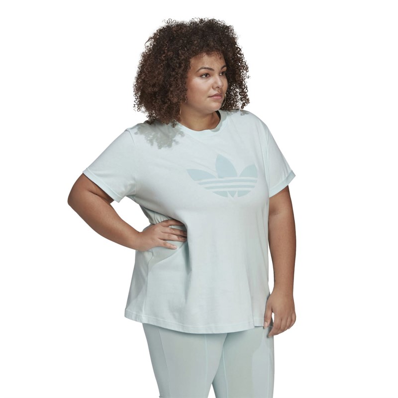 adidas Originals Womens Trefoil Graphic T-Shirt Halo Mint