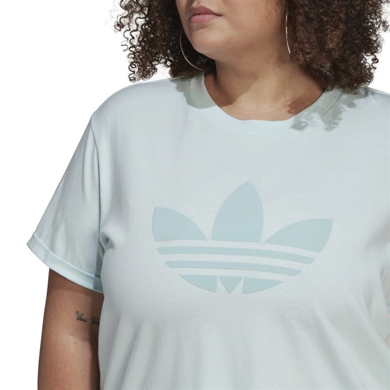 adidas Originals Womens Trefoil Graphic T-Shirt Halo Mint