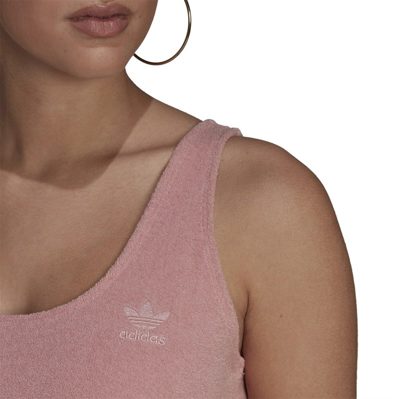 adidas Originals Womens Soft Crop Top Wonder Mauve