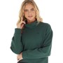 adidas Originals Womens Adicolor Contempo High Neck Sweatshirt Mineral Green