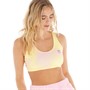adidas Originals Womens Allover Print Sports Bra Bliss Lilac/Almost Yellow