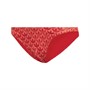 adidas Originals Womens Monogram Bikini Bottoms Better Scarlet/White