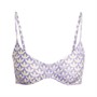 adidas Originals Womens Monogram Bikini Top Almost Yellow/Violet Fusion