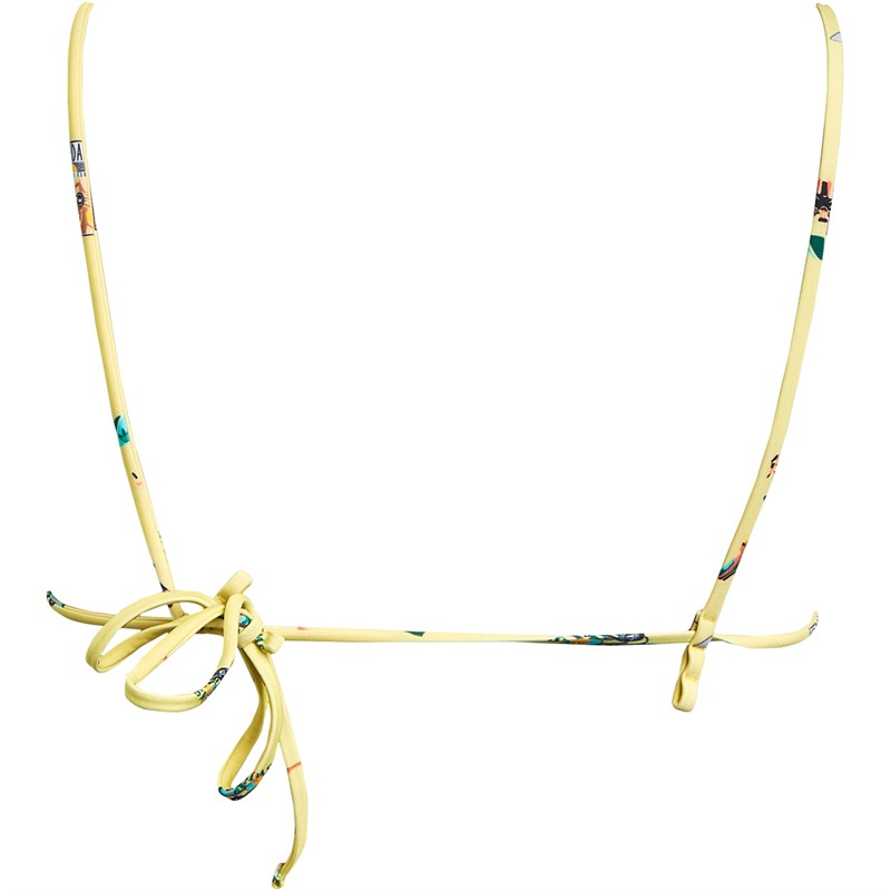 adidas Originals Womens Coney Island Cool Allover Print Bikini Almost Yellow/Black