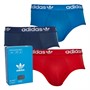 adidas Originals Heren Comfort Flex Cotton 3-Stripes Slip Meerkleurig