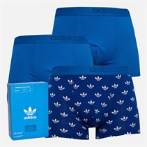 adidas Originals Mens Comfort Flex Cotton Printed Three Pack Trunks Blue/Blue/Print