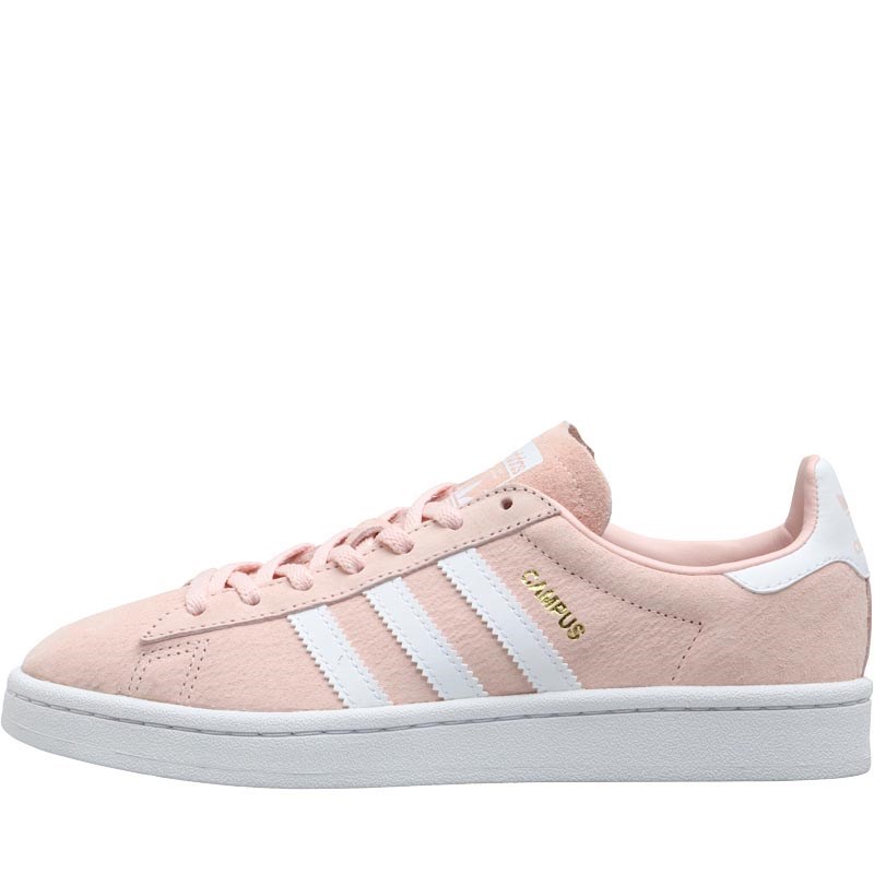 adidas Originals Womens Campus Trainers Icey PinkFootwear WhiteCrystal White adidas Originals Womens Campus Trainers Icey PinkFootwear WhiteCrystal White